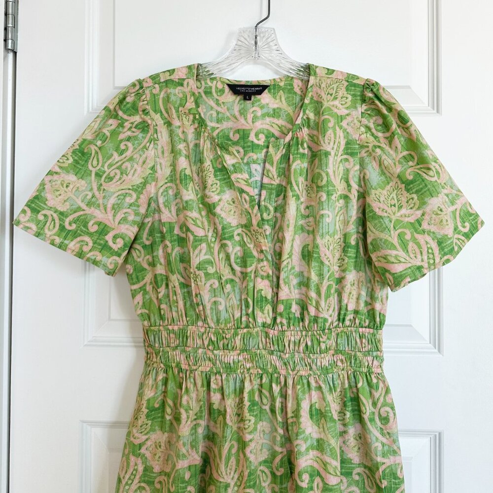 NWOT Velvet Heart Stilla Jacobean Floral Dress - Picture 6 of 10